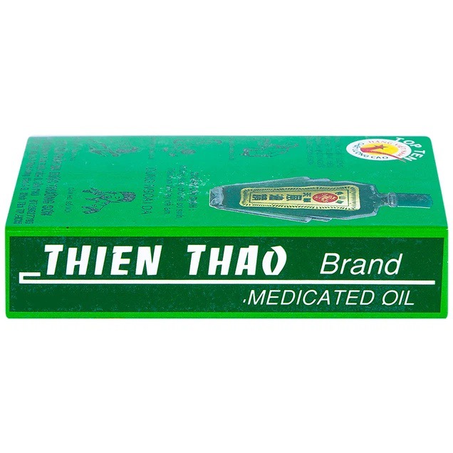 Thien Thao Medicated Oil Dau Gio Xanh Cold Flu Cough Headache Vietnamese 12ml 0.4oz - Image 6
