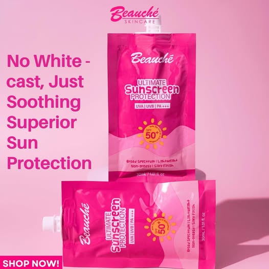 Beauche Sunscreen Gel Cream Skin UVA UVB PA+++ 50ml 1.7 oz - Image 3