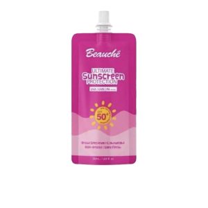 Beauche Sunscreen Gel Cream Skin UVA UVB PA+++ 50ml 1.7 oz
