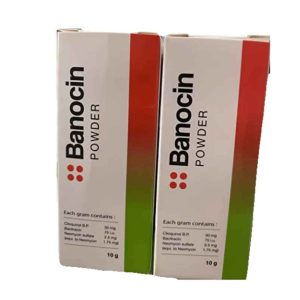 Banocin Antibiotic Powder Infected Cuts Wounds 10gr