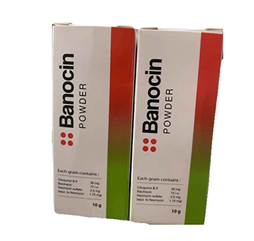 Banocin Antibiotic Powder Infected Cuts Wounds 10gr