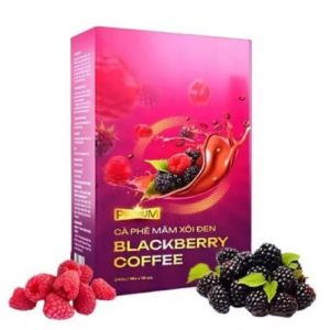 Blackberry Coffee Ca Phe Mam Xoi Đen Weight Loss 100% Natural Herbs 15 packets