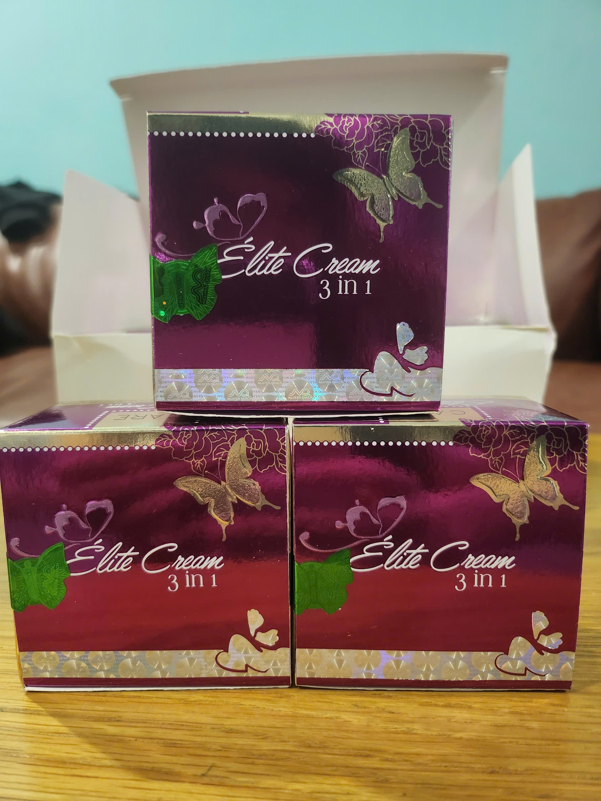 Elite Cream - 3 in 1 Nguyen Quach -12g (Pack of 3)