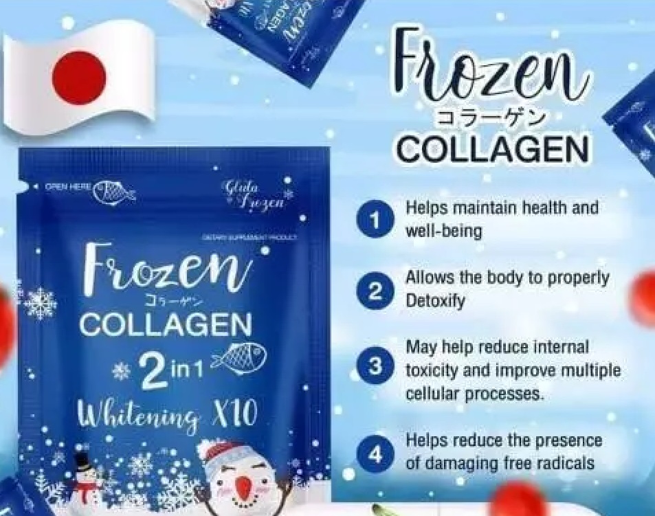 Frozen Collagen and Lazel Gluta Pure Whitening Skin Glutathione Bright Set - Image 3