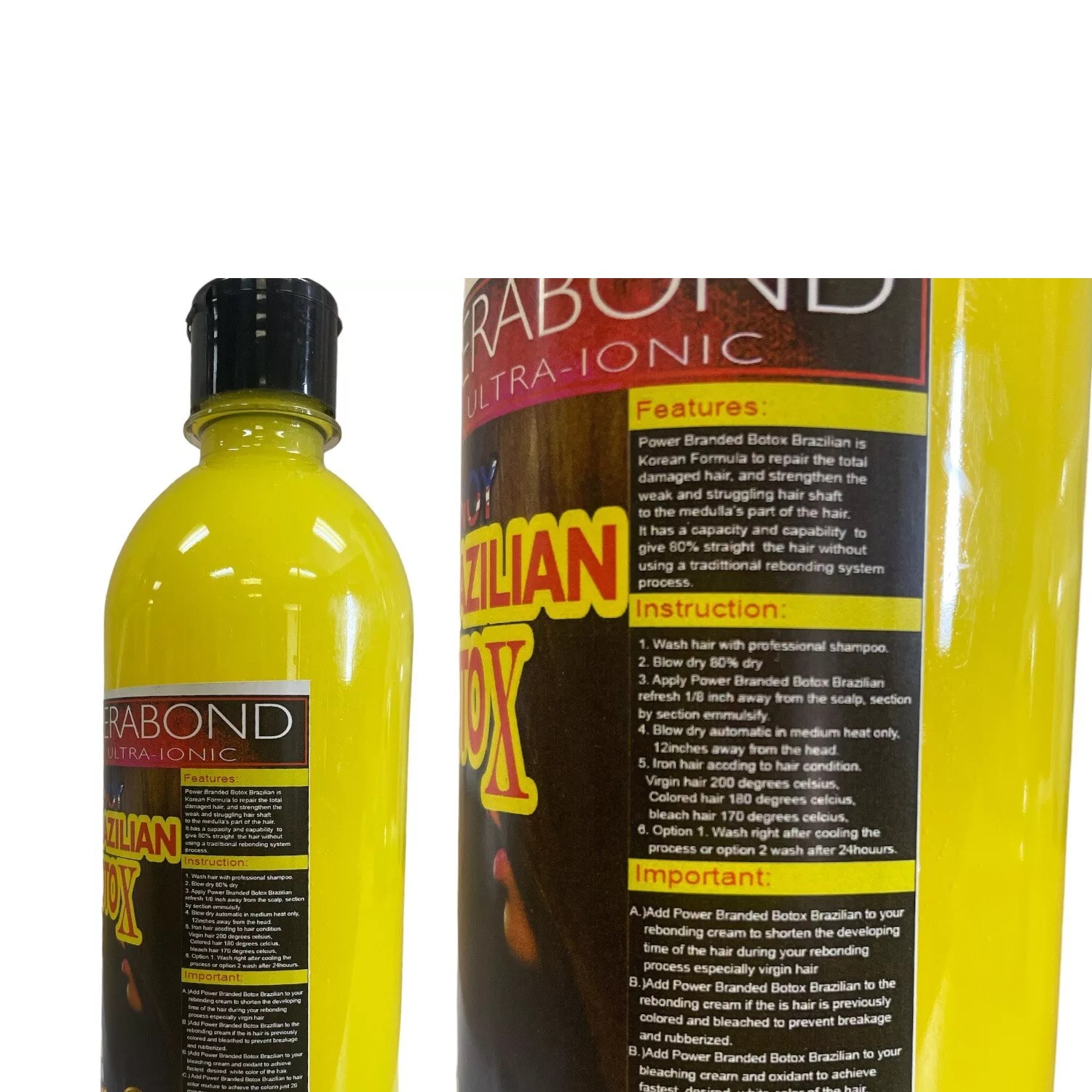 KER A BOND Ultra-Ionic Pinoy Brazilian Hair Botx 500ml 16.9oz - Image 4