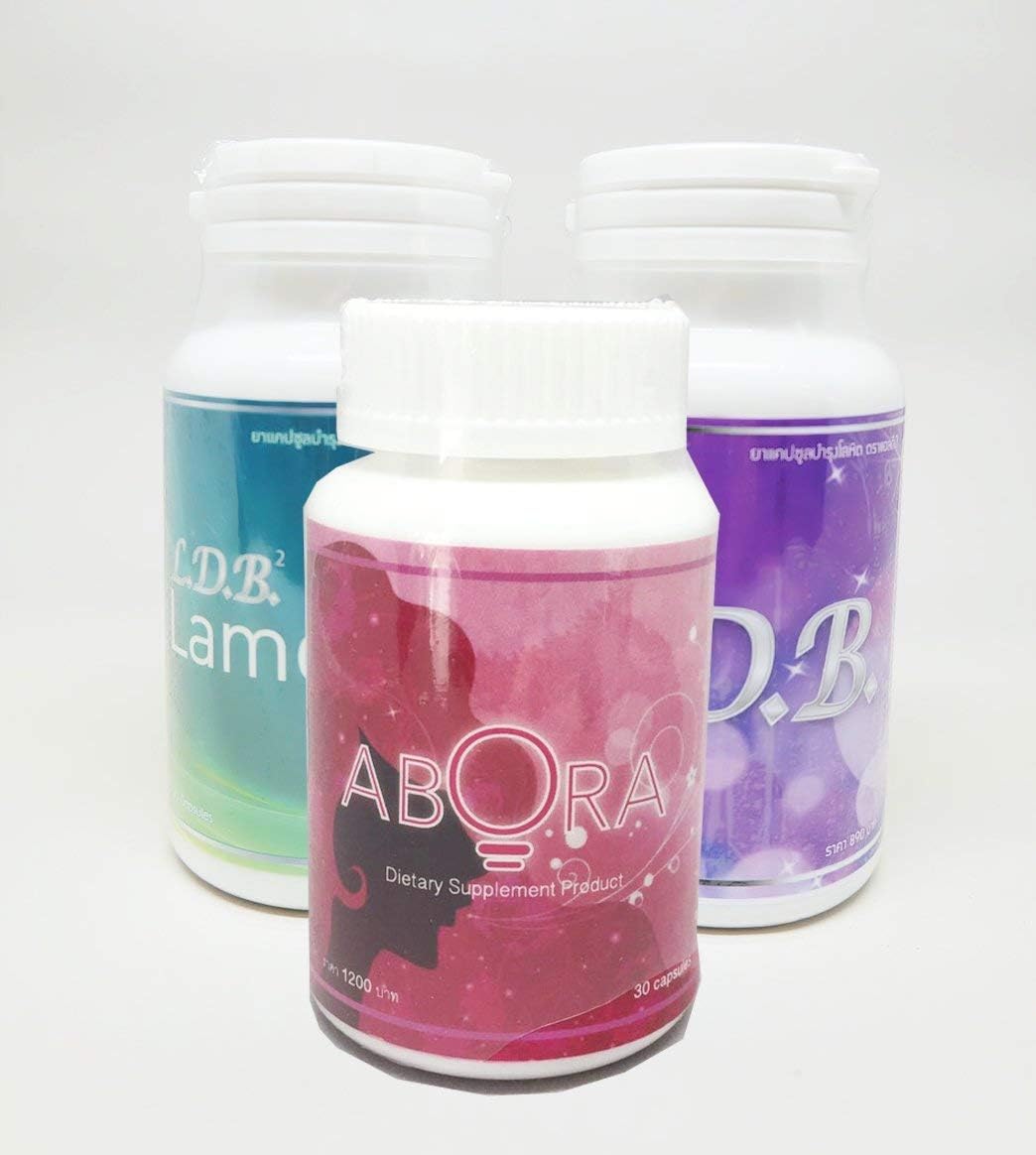 Combo LDB Female Hormone + Men Hormone Blocker + Brightening 90 capsules