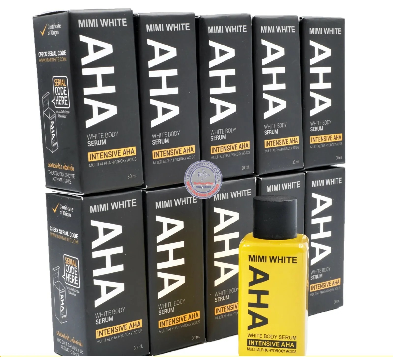 MIMI White AHA Whitening Body Serum Brightening Skin Vitamin 30ml 1oz - Image 2