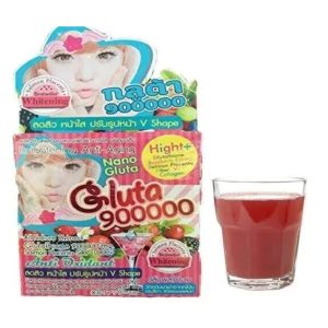 Nano Gluta 9000000 High Glutathione Mixed Berry Punch Drink 10 Sachets