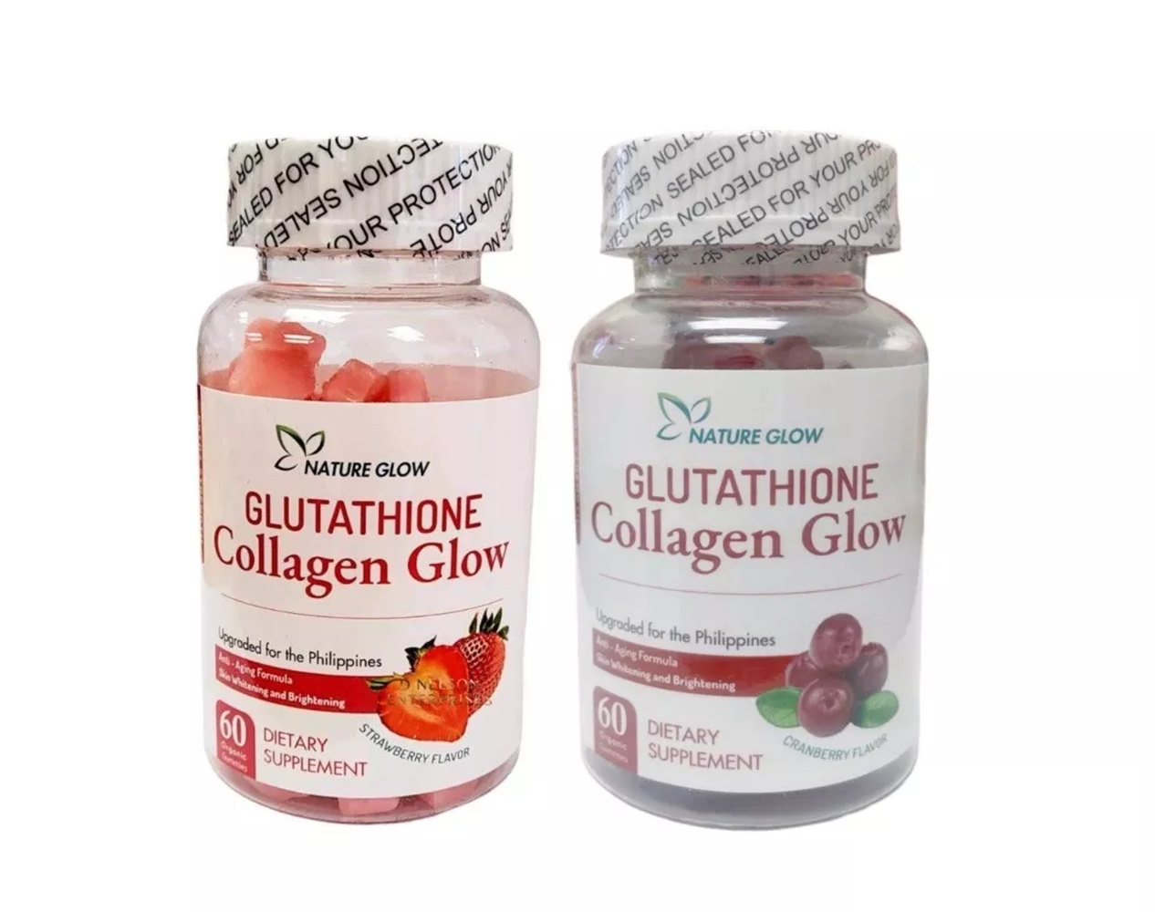 Nature Glow Glutathione Collagen Glow 60 Chewable Gummies