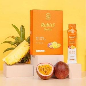 Rubiss Detox Fruits Passionfruit and Pineapple Nuoc Giam Can Chanh Day Va Khom