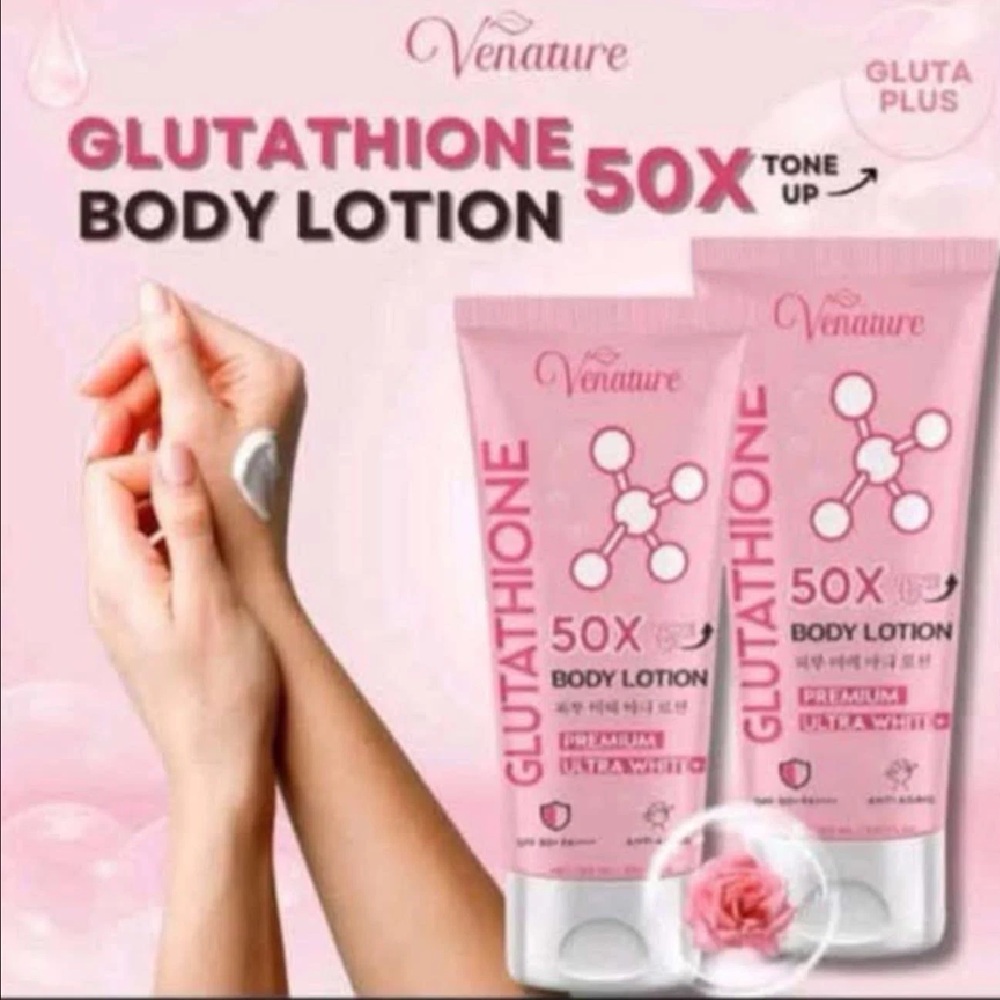 Venature Glutathione 50X Tone Up Lotion SPF 50+ PA+++ Hydrating Care 150ml 5.oz - Image 5