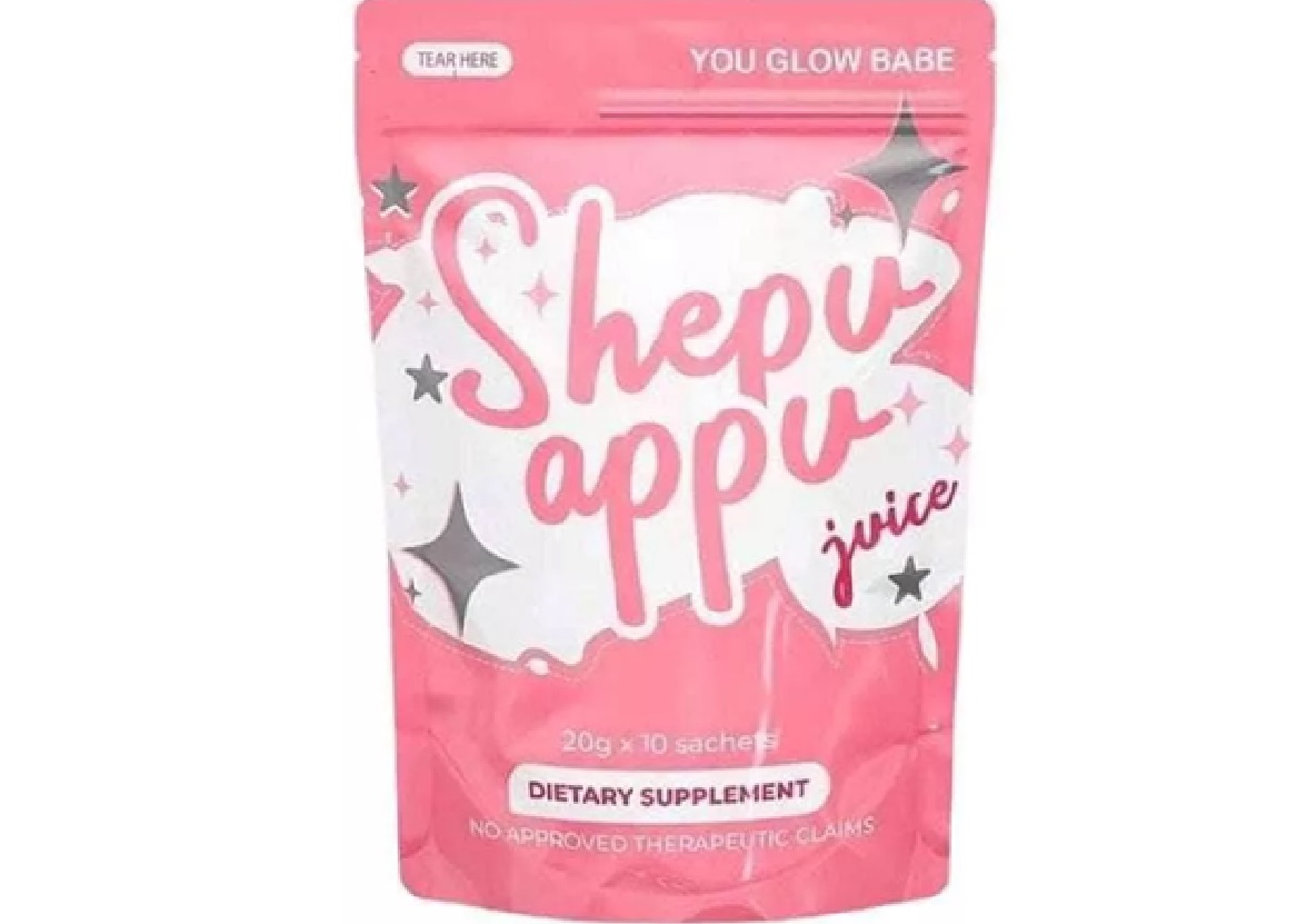 You Glow Babe SHAPE UP SHEPU APPU Juice Powder Mix, 10 Sachets x 15g Each