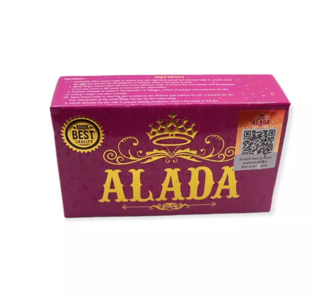 Alada Whitening Soap Natural Extract Face and Body Naturally Brightening 160g 5.6oz - Image 4