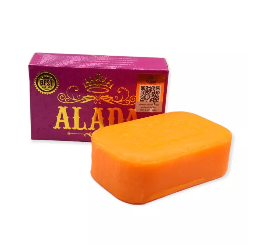Alada Whitening Soap Natural Extract Face and Body Naturally Brightening 160g 5.6oz