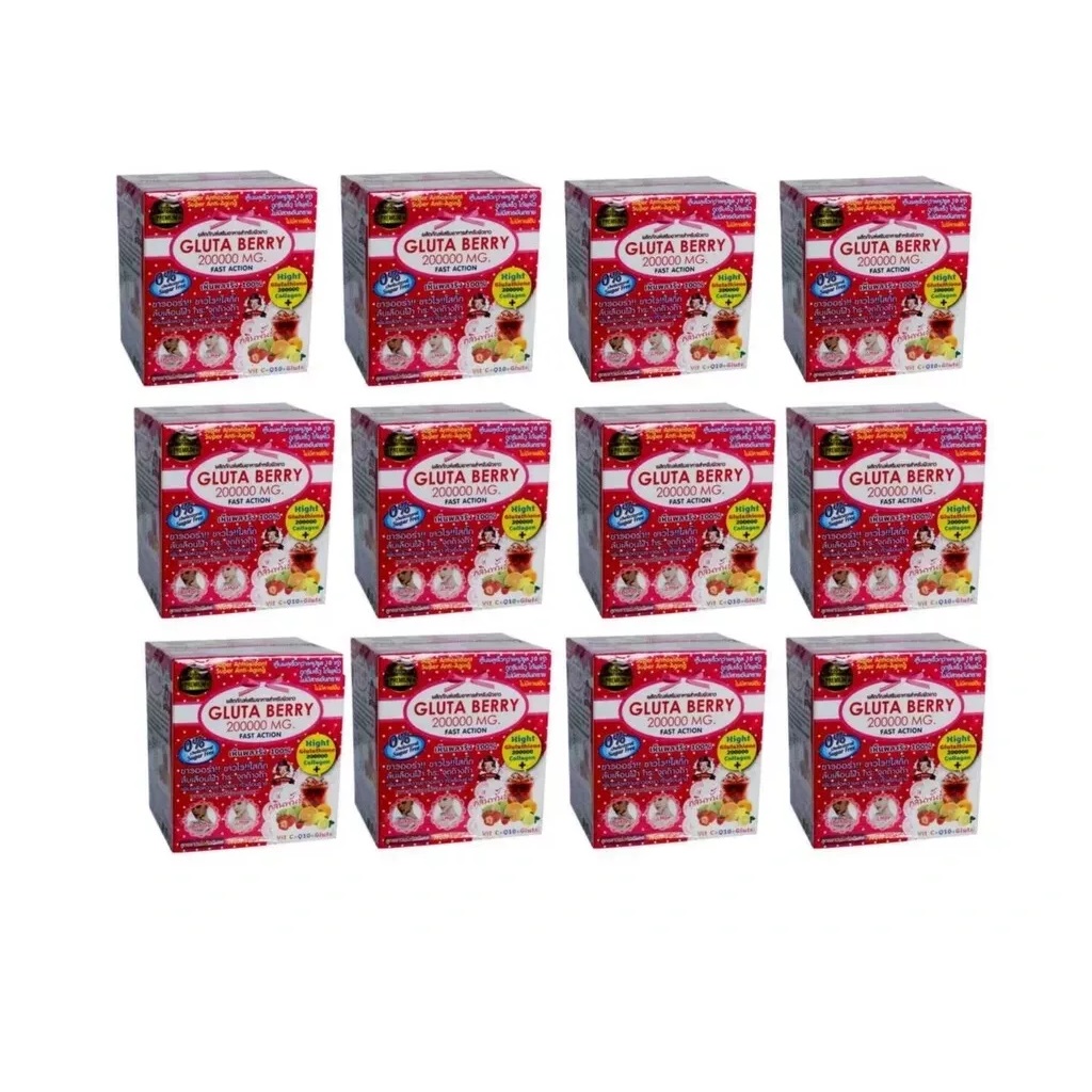 Gluta Berry 200000mg Drink PUNCH Collagen Glutathione Whitening Anti Aging🇺🇸 10 Sachets - Image 8