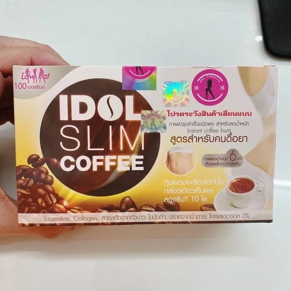 Idol Slim Instant Coffee Weight Control Burn Fat Diet Loss Premium 10 Sachets - Image 6