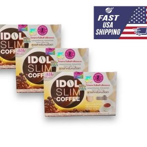 Idol Slim Instant Coffee Weight Control Burn Fat Diet Loss Premium 10 Sachets